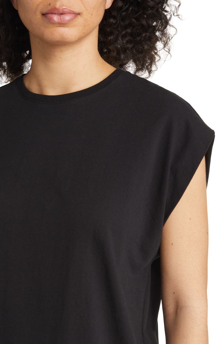 Good American Cotton Muscle Tank, Alternate, color, 