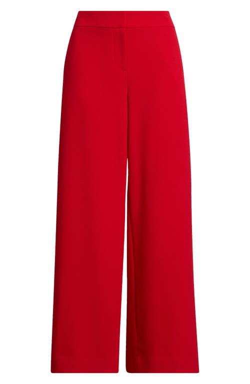 Tahari Asl Wide Leg Pants In Red