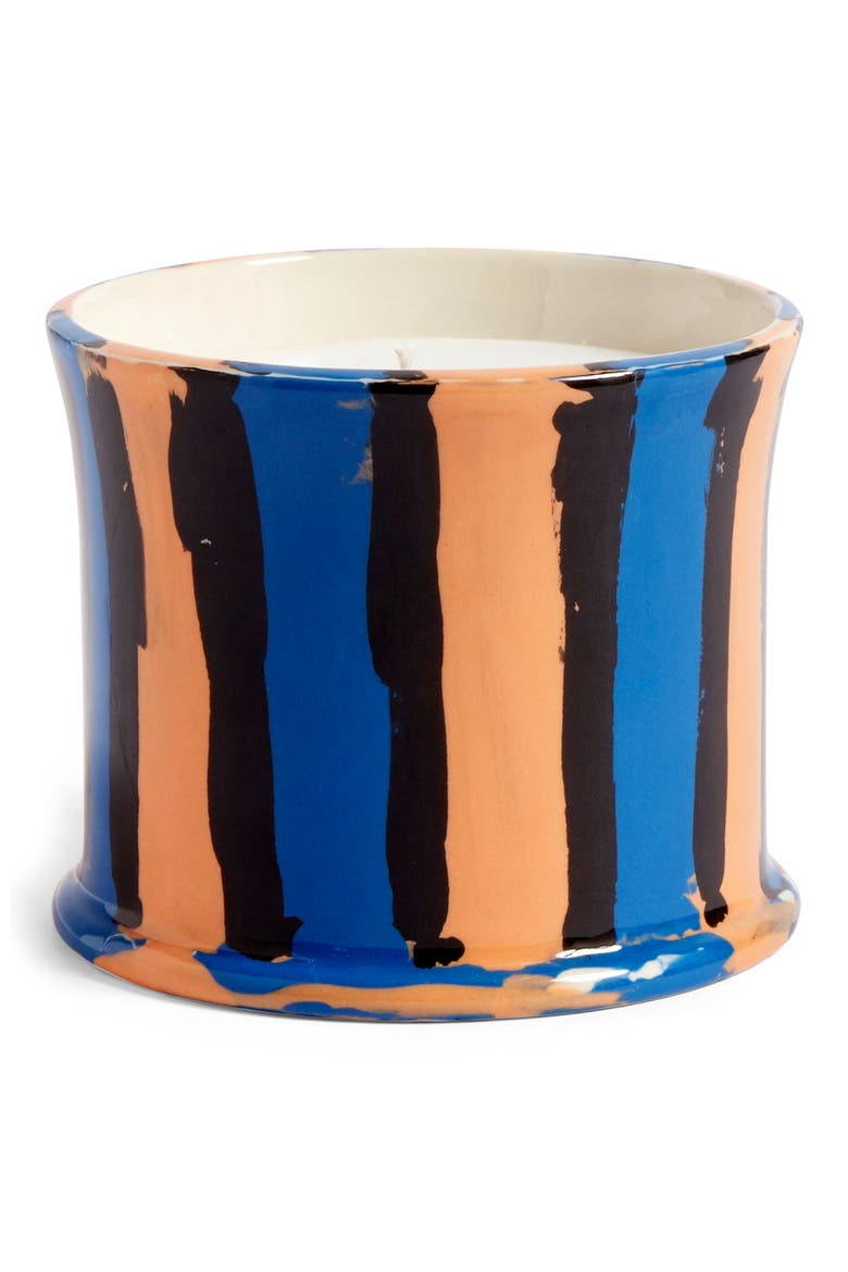 Stripe Scented Candle, Main, color, MINT LEAF