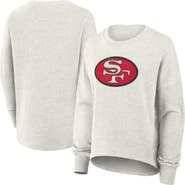 FANATICS Women's Fanatics Heather Gray San Francisco 49ers Oversized Hometown Pullover Sweatshirt