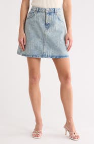 BOSS Gami Denim Skirt