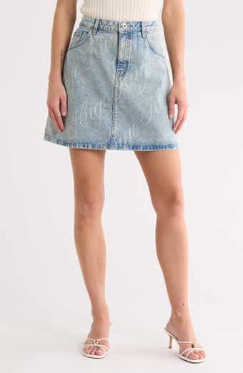 BOSS Gami Denim Skirt