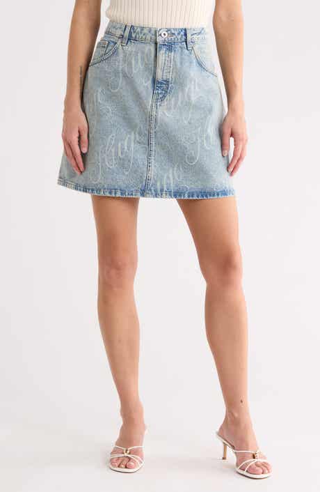 BOSS Gami Denim Skirt