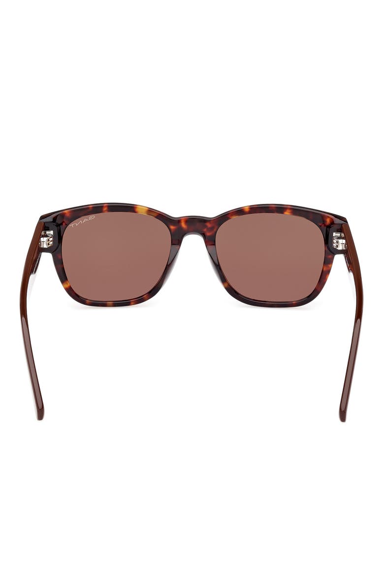 Square Sunglasses, Alternate, color, DARK HAVANA / BROWN