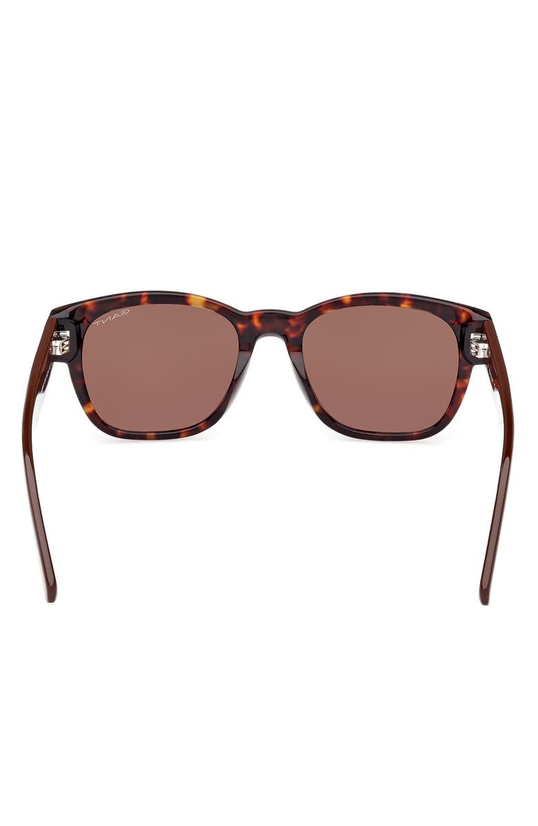 Gant Square Sunglasses, Alternate, color, Dark Havana / Brown