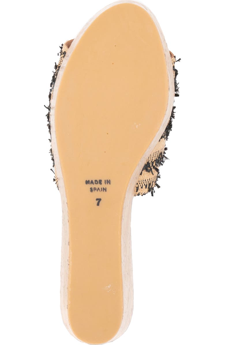 patricia green Sybil Platform Wedge Sandal, Alternate, color, Natural/ Black