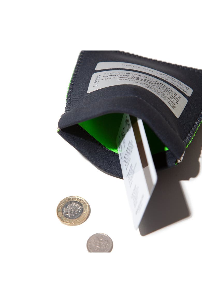 Coin Card Holder, Alternate, color, Dark Gray/Green