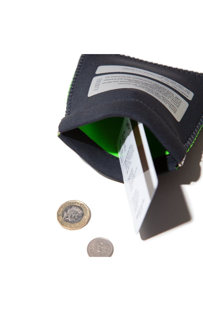 PUEBCO Coin Card Holder, Alternate, color, Light Gray/Orange