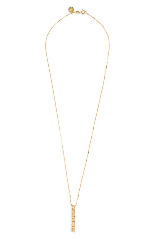 KING ME Custom Jewelry New York 3D Cube 18K Gold Vermeil Pendant Necklace at Nordstrom
