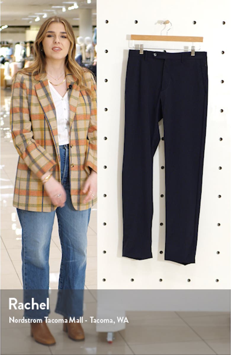 Men's Active Stretch Flat Front Pants, sales video thumbnail