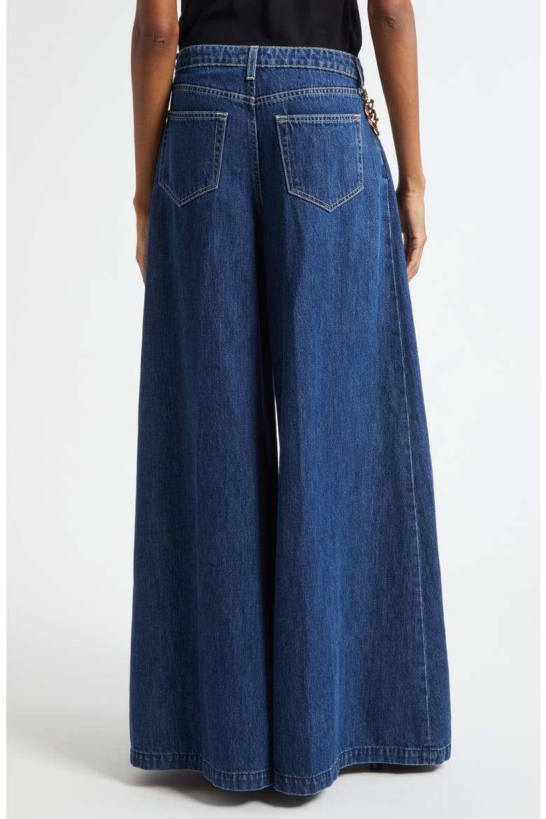 Chayse Chain Wide Leg Jeans, Alternate, color, MARSEILLE