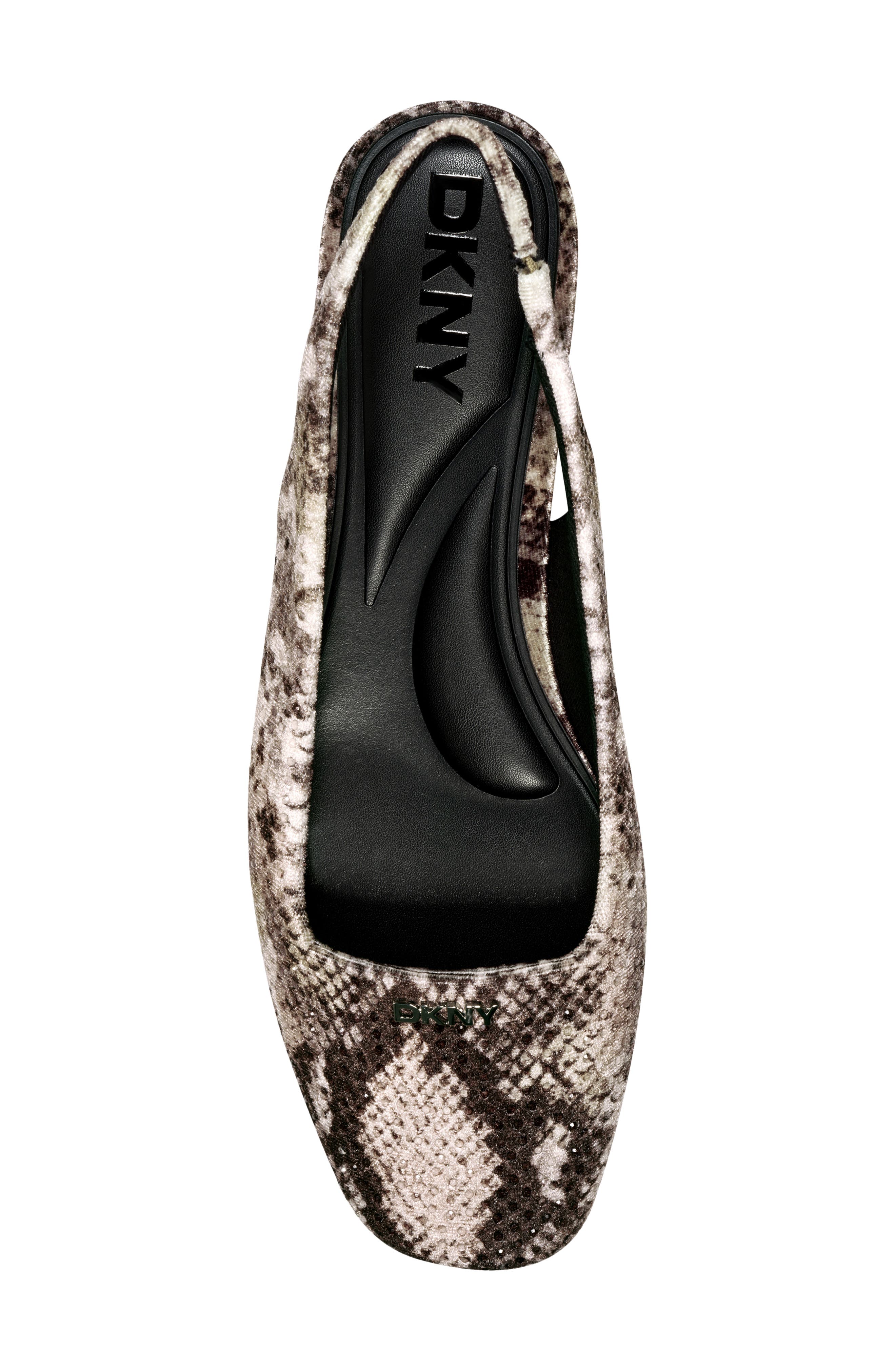 DKNY Darrow Slingback Flat, Alternate, color, Beige Multi