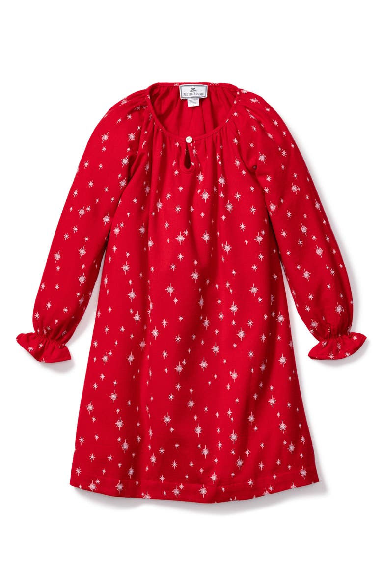 Petite Plume Kids' Delphine Strarry Night Nightgown, Main, color, 