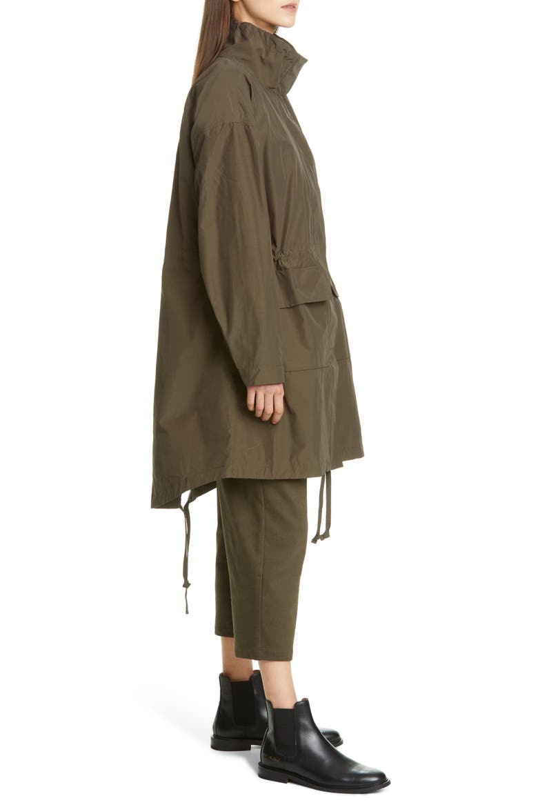 Fishtail Organic Cotton Blend Anorak (Nordstrom Exclusive), Alternate, color, SURPLUS