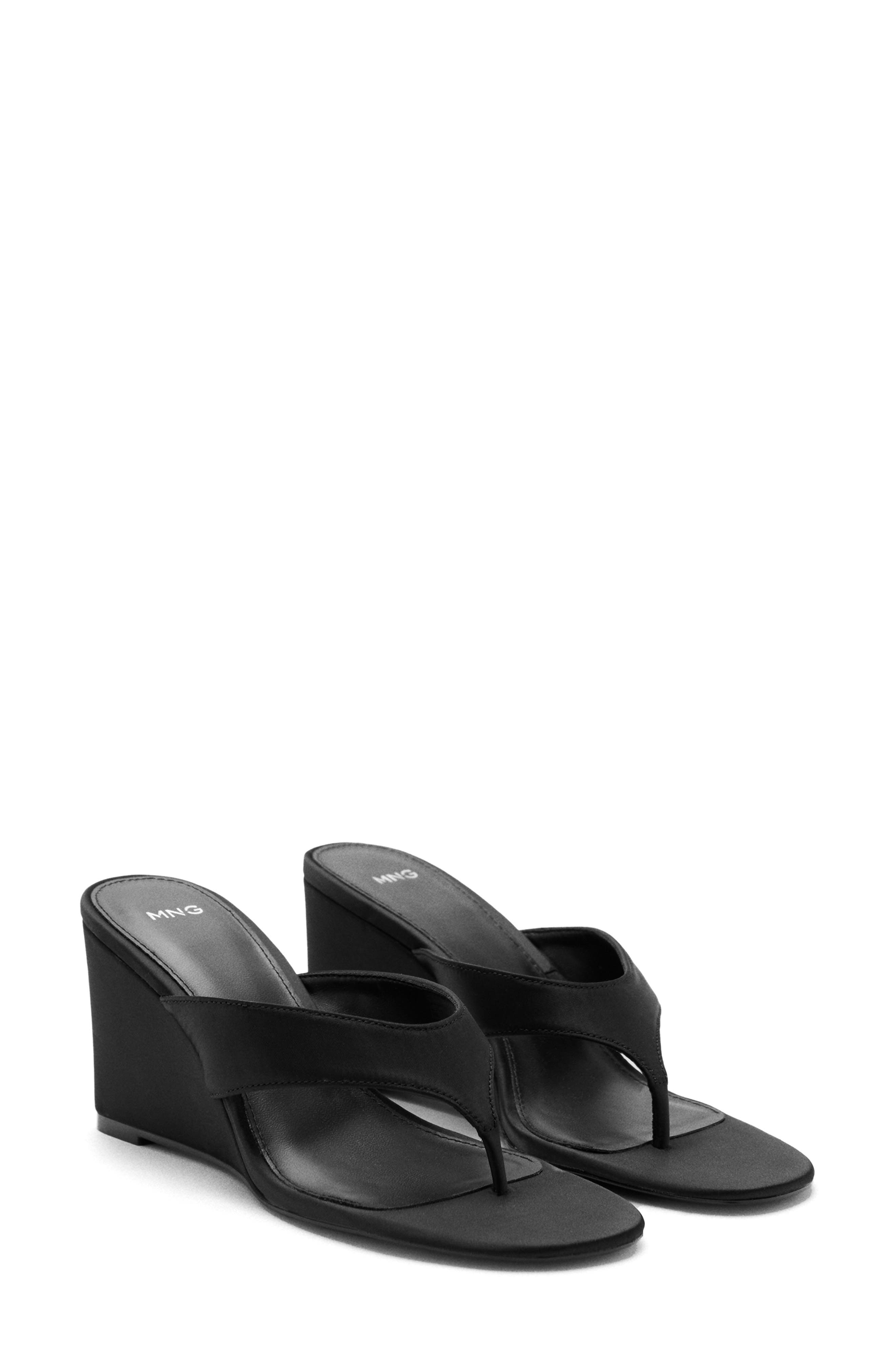 MANGO Wedge Flip Flop, Main, color, 