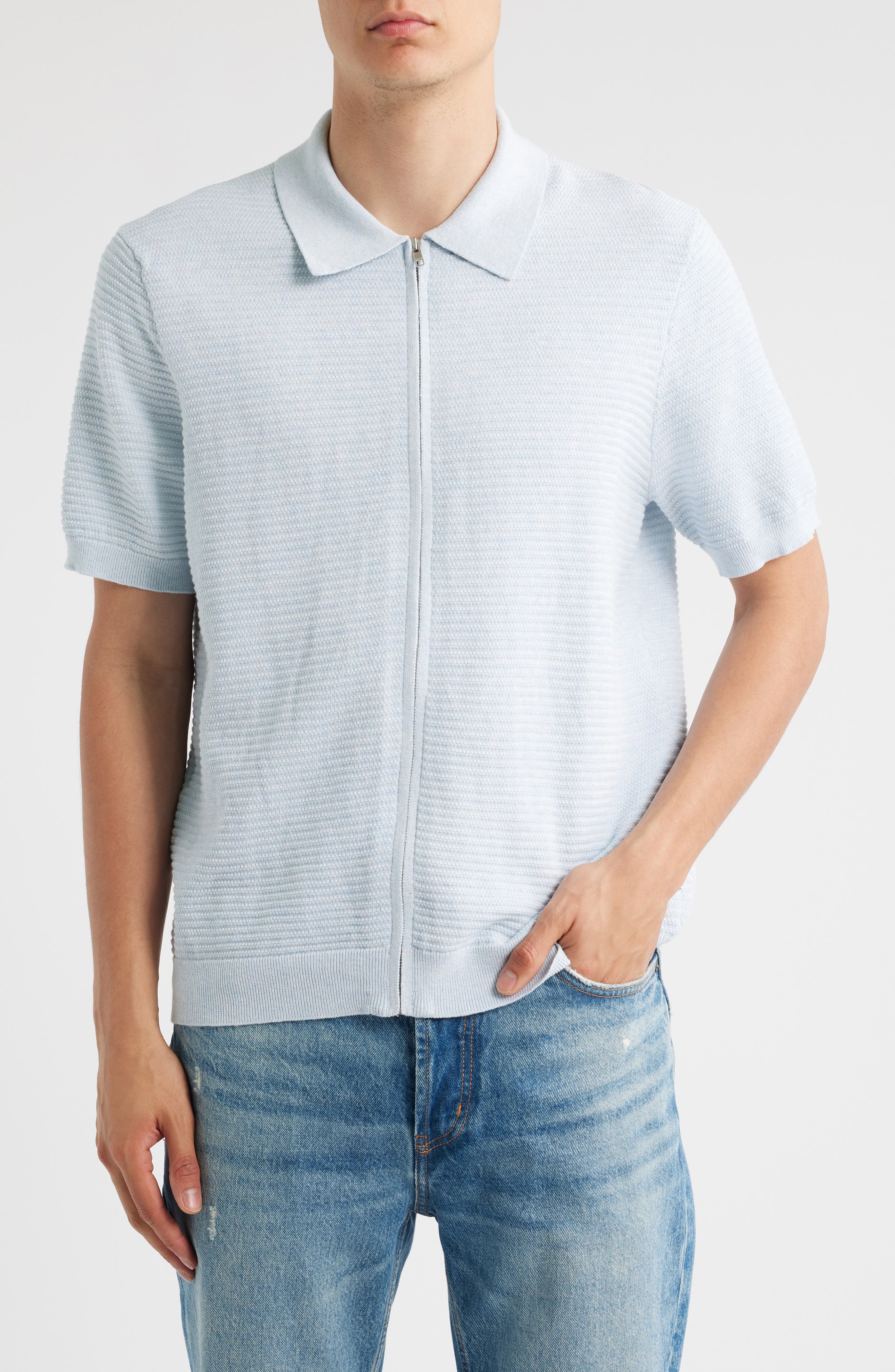 NN07 Gustav 6686 Short Sleeve Full Zip Cardigan
