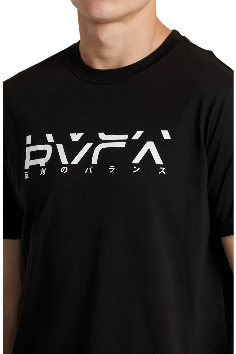 Big RVCA Section Performance Graphic T-Shirt, Alternate, color, BLACK