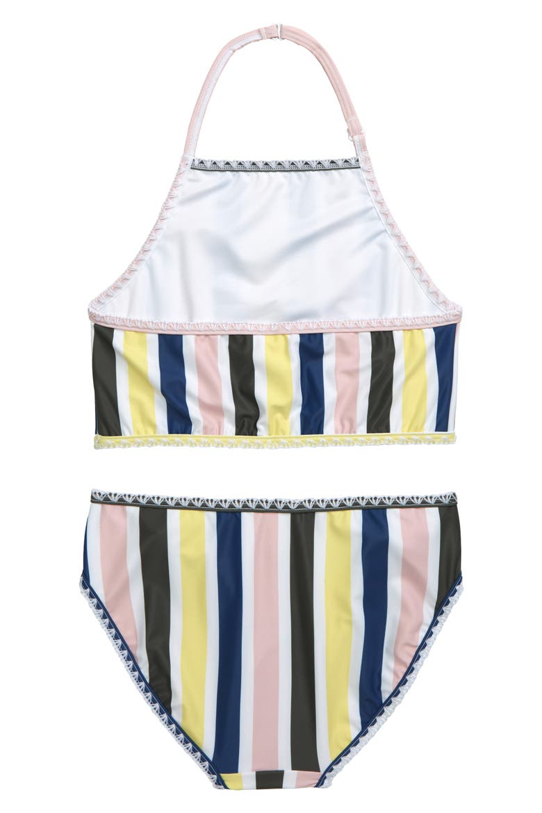Two-Piece Swimsuit, Alternate, color, BLUE BIJOU MULTI STRIPE
