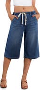 HINT OF BLU Relaxed Drawstring Denim Jorts