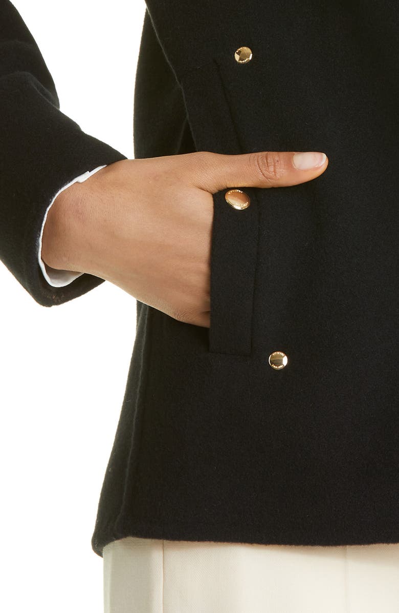 Burberry Ashill Double Face Wool Barn Jacket, Alternate, color, 