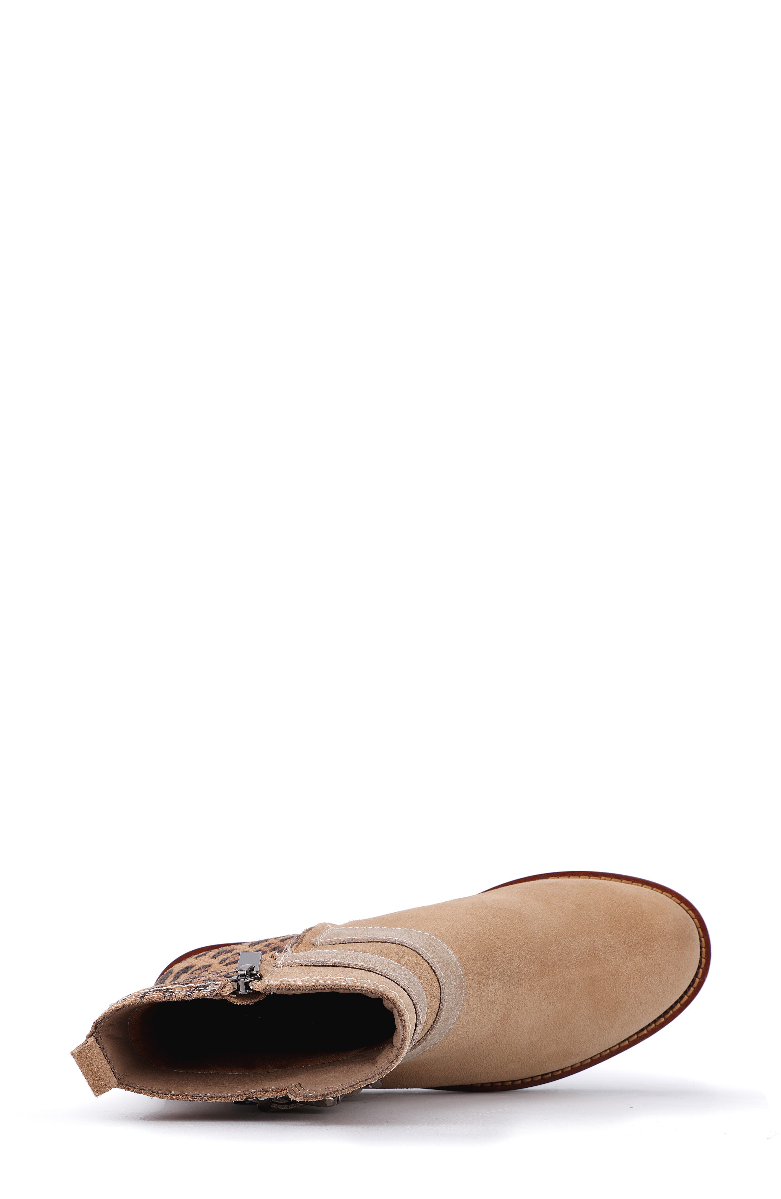 Curtis Buckle Bootie, Alternate, color, SAND/ CHEETAH