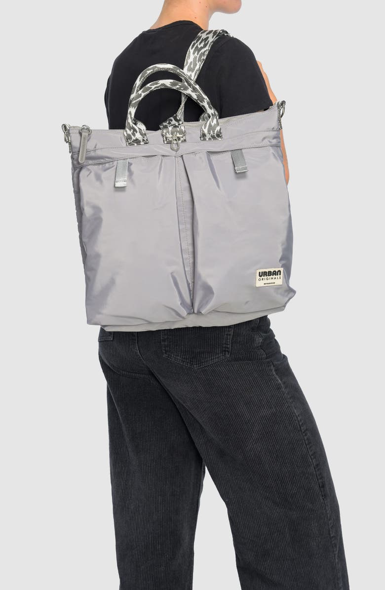 Urban Originals Como Tote Backpack, Alternate, color, Grey