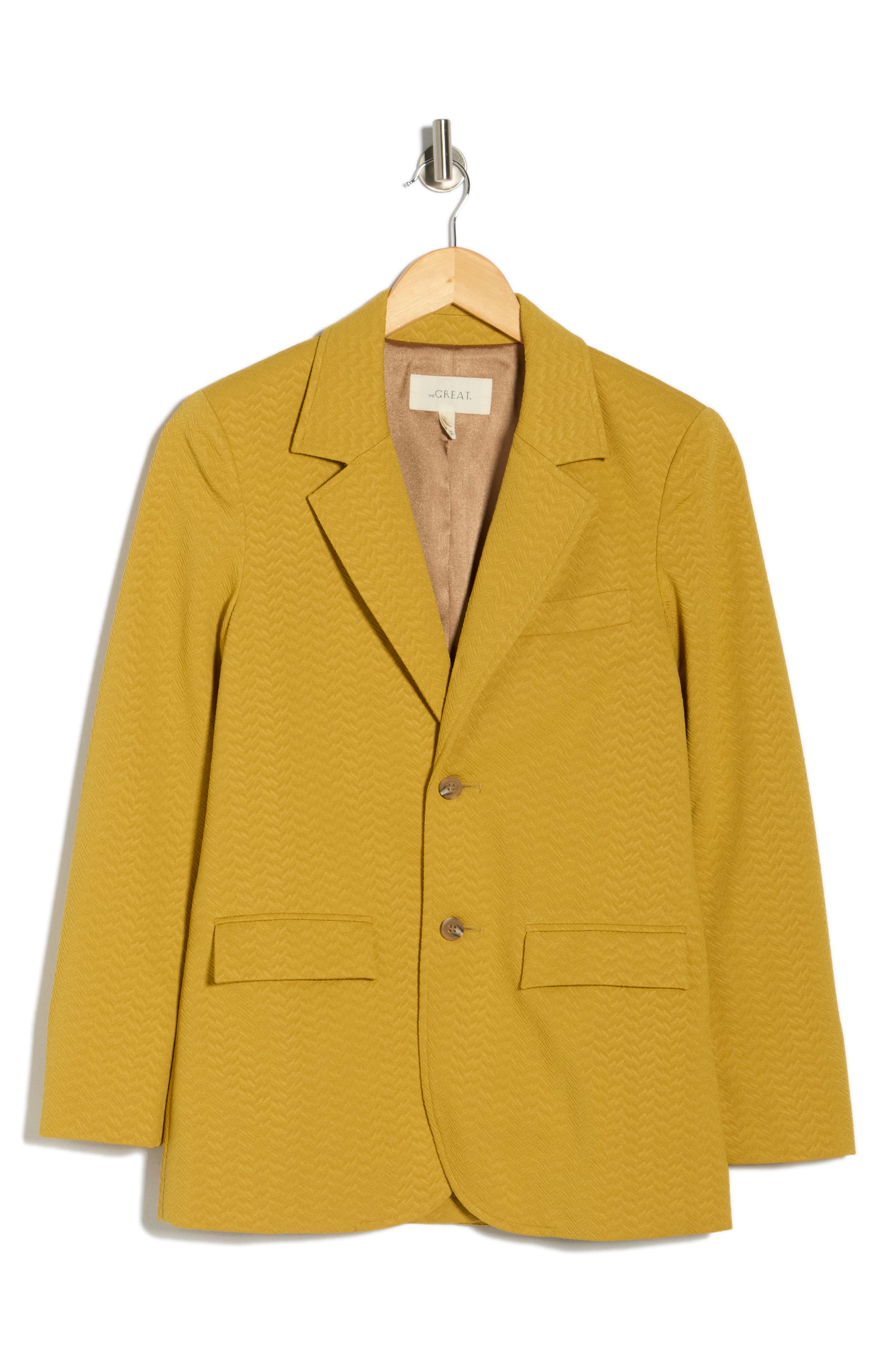 THE GREAT. The Geo Jacquard Blazer