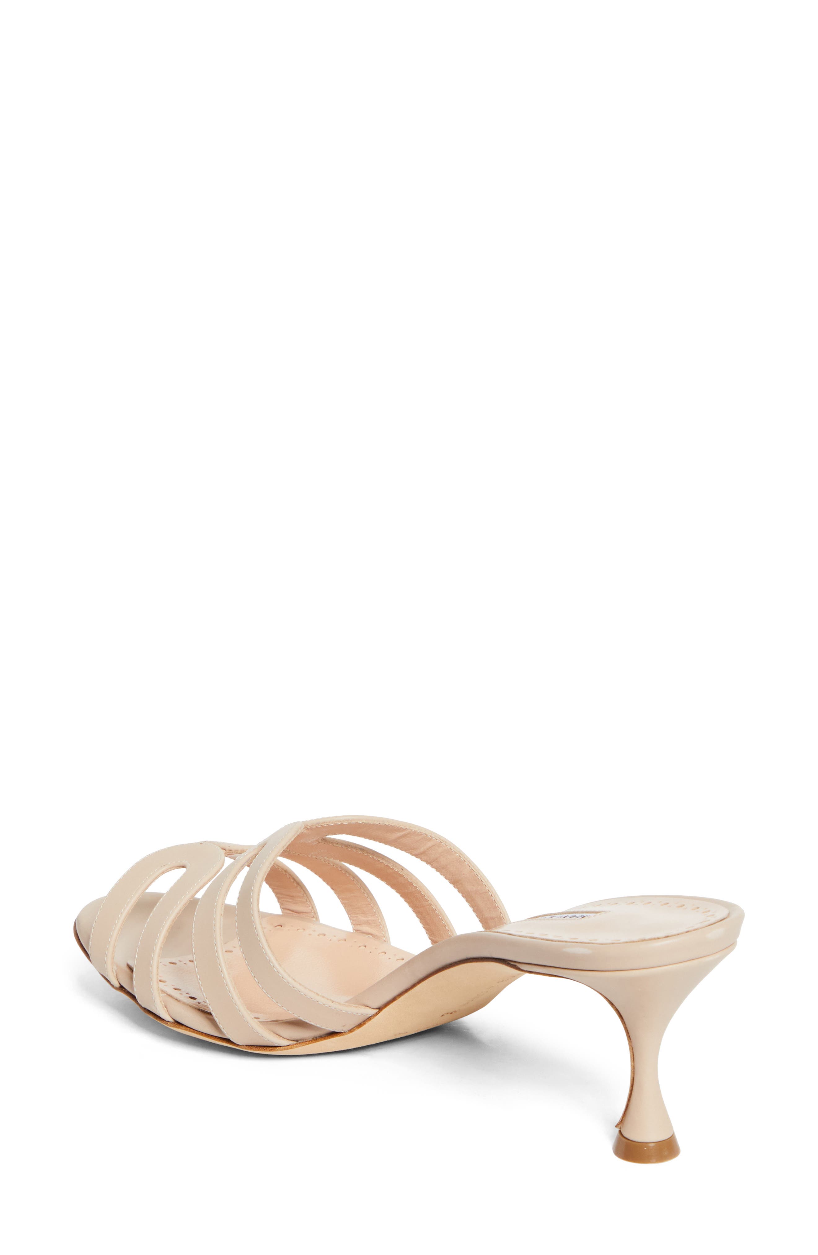 Manolo Blahnik Ahwak Slide Sandal, Alternate, color, 