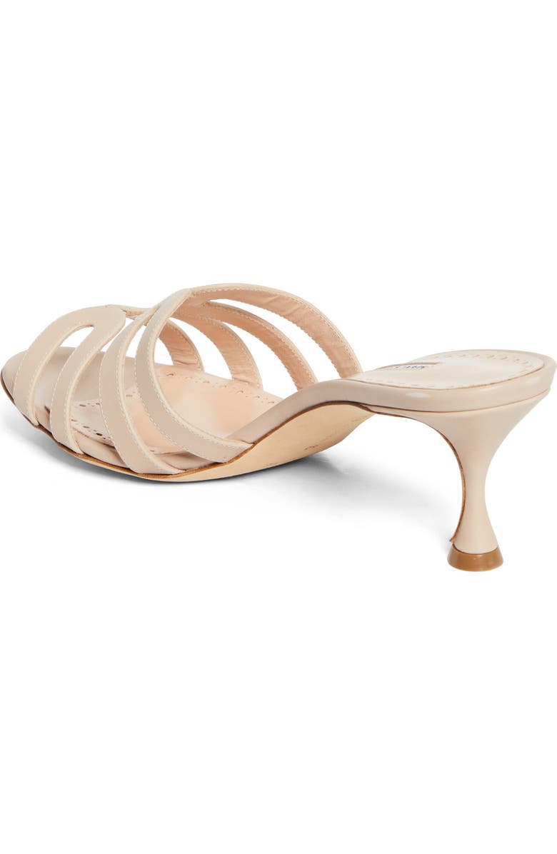 Manolo Blahnik Ahwak Slide Sandal, Alternate, color, Beige