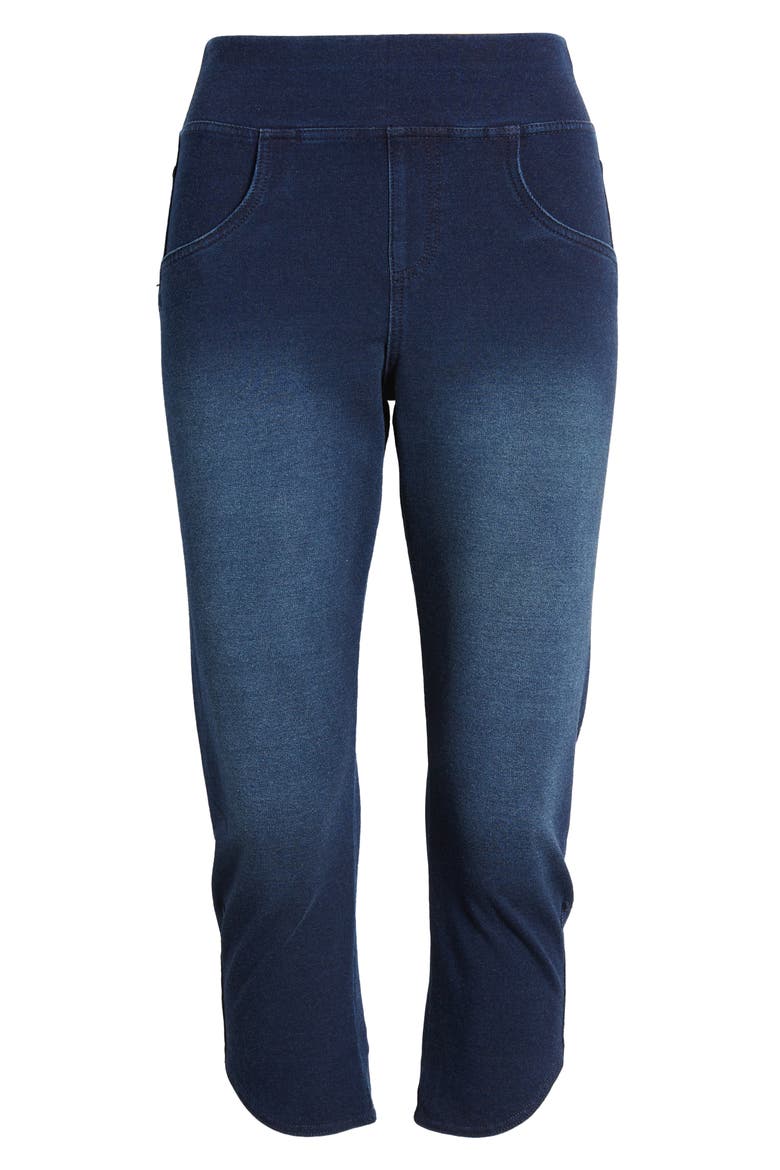 Game Changing Crop Leggings, Alternate, color, DARK RINSE