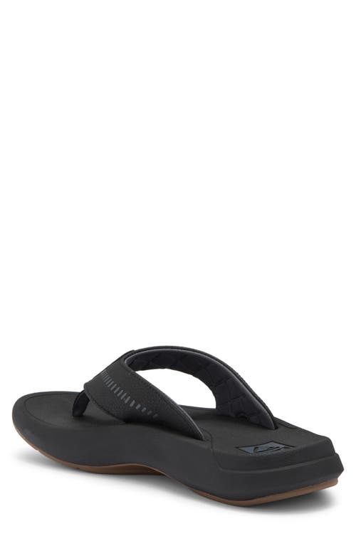 Reef Swellsole Rover Flip Flop In Black
