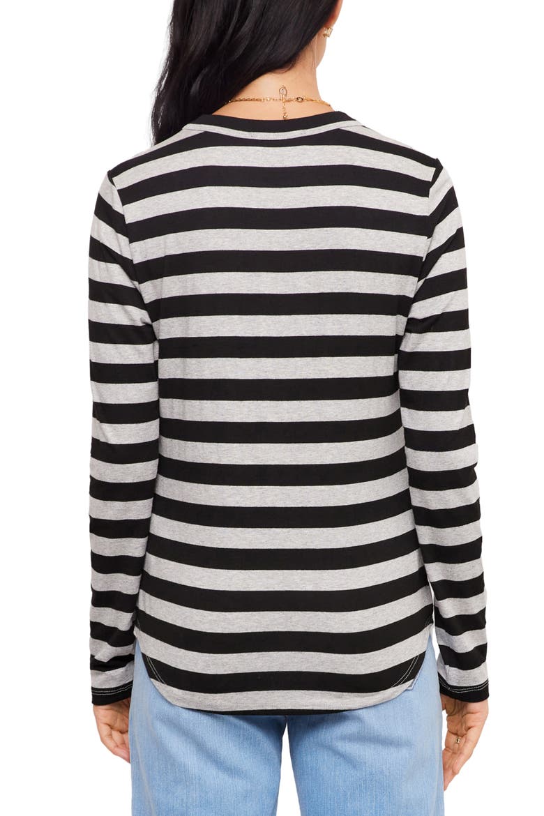 Stripe Crewneck Long Sleeve Top, Alternate, color, STRIPE