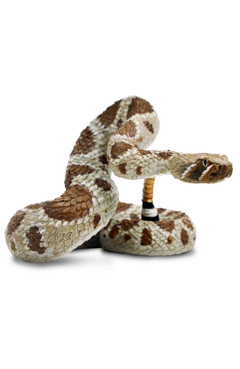 Safari Ltd. Western Diamondback Rattlesnake Toy, Main, color, 