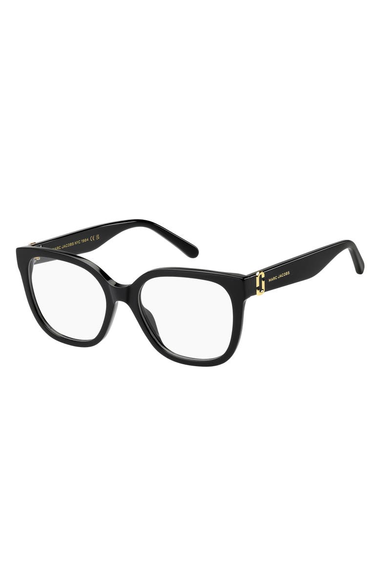 Marc Jacobs 53mm Square Optical Glasses, Alternate, color, 