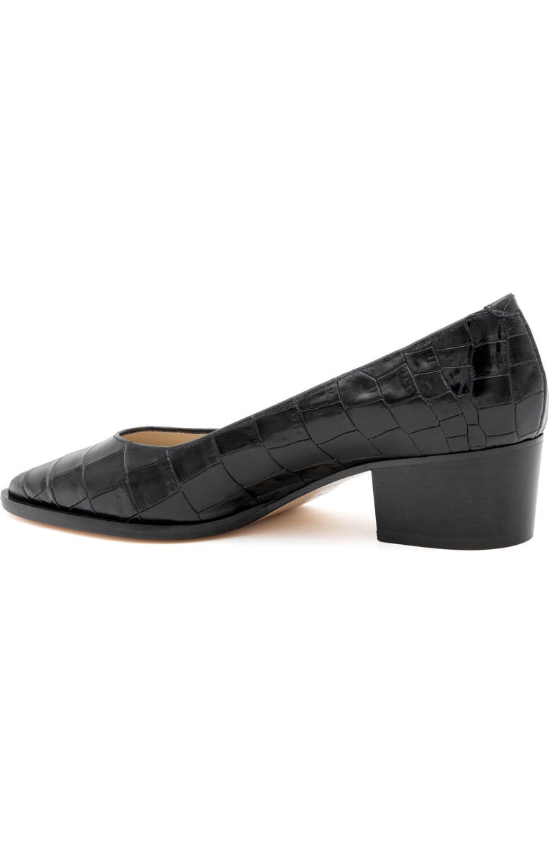 Amalfi by Rangoni Persiana Pointed Toe Pump, Alternate, color, Nero Cocco Bengala