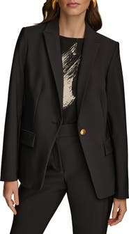 Donna Karan New York One-Button Blazer