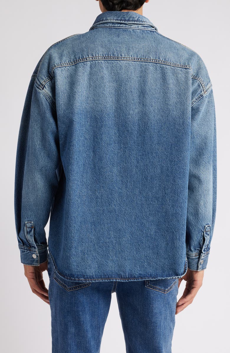 FRAME Relaxed Double Pocket Denim Shirt Jacket, Alternate, color, 