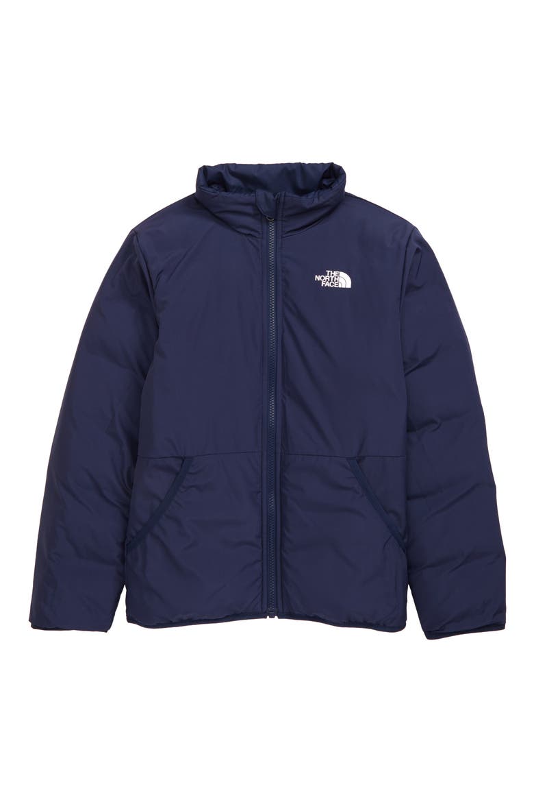 Kids' Andes Reversible Water Repellent 550 Fill Power Down Jacket, Alternate, color, TNF NAVY