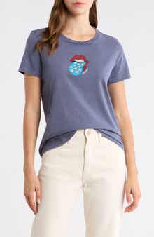 Rolling Stones Graphic Embellished Cotton T-Shirt