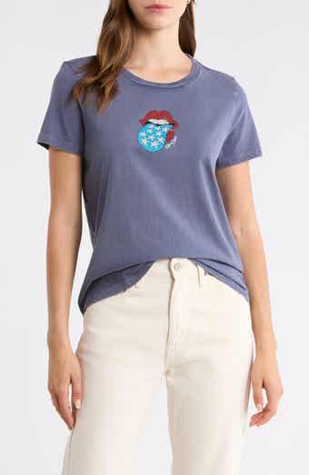 Rolling Stones Graphic Embellished Cotton T-Shirt