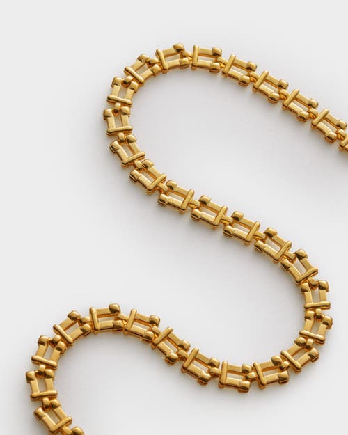 Katie Loxton Grecian Waterproof Gold Link Necklace In Gold