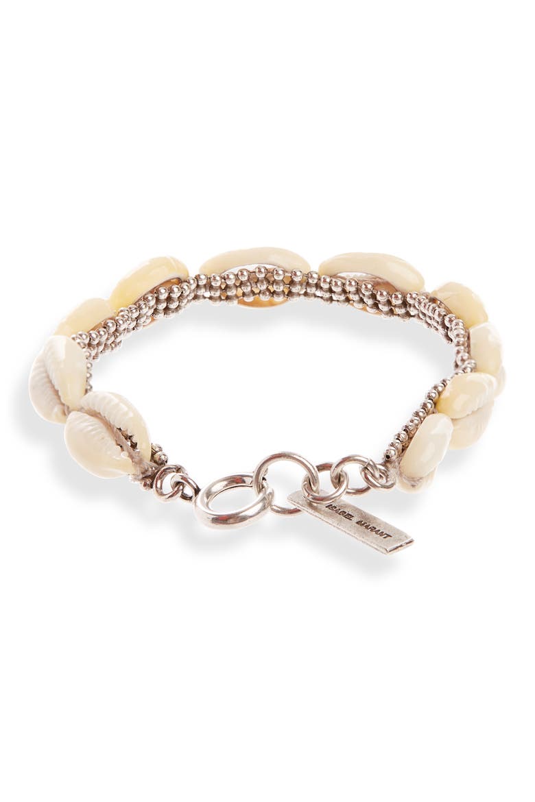 Shell Line Bracelet, Alternate, color, NATURAL