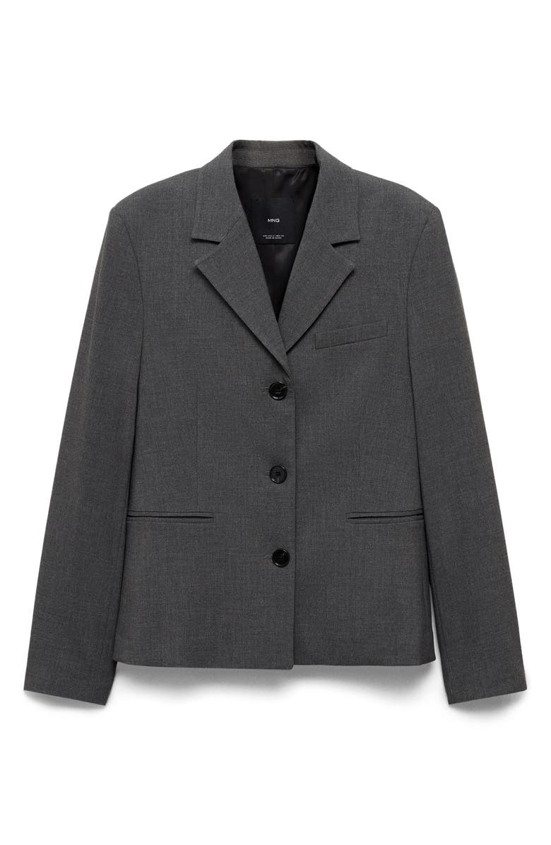 MANGO Suit Blazer, Alternate, color, Grey