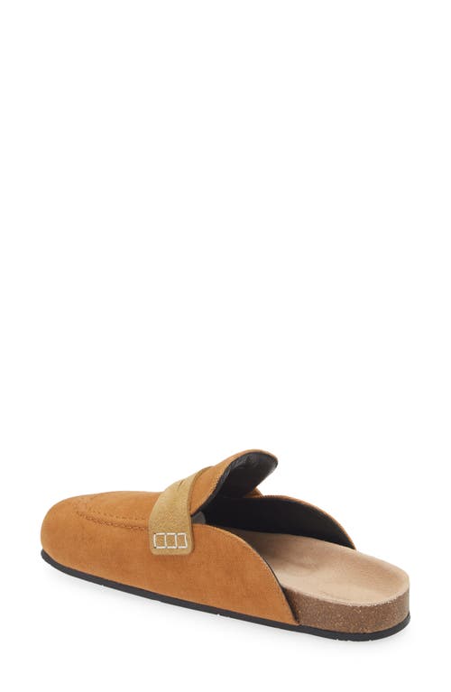Jw Anderson Canvas Loafer Mule In Brown