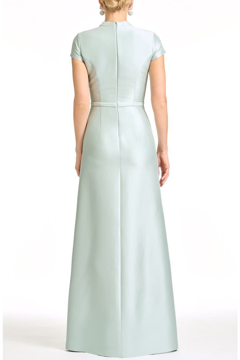 Beaded Embroidery Gown, Alternate, color, CELADON