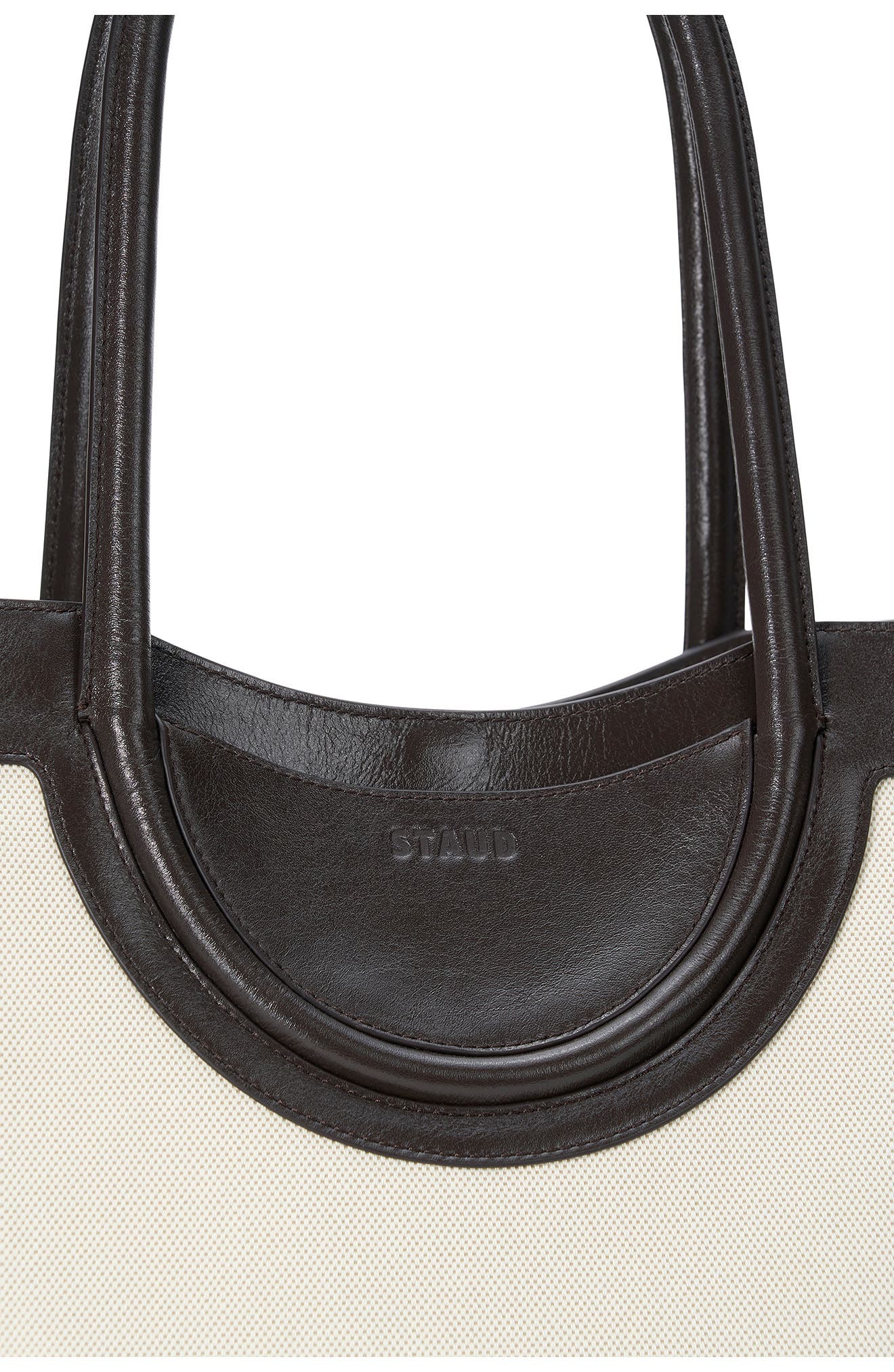 STAUD Mini Maude Wicker Top Handle Bag, Alternate, color, 