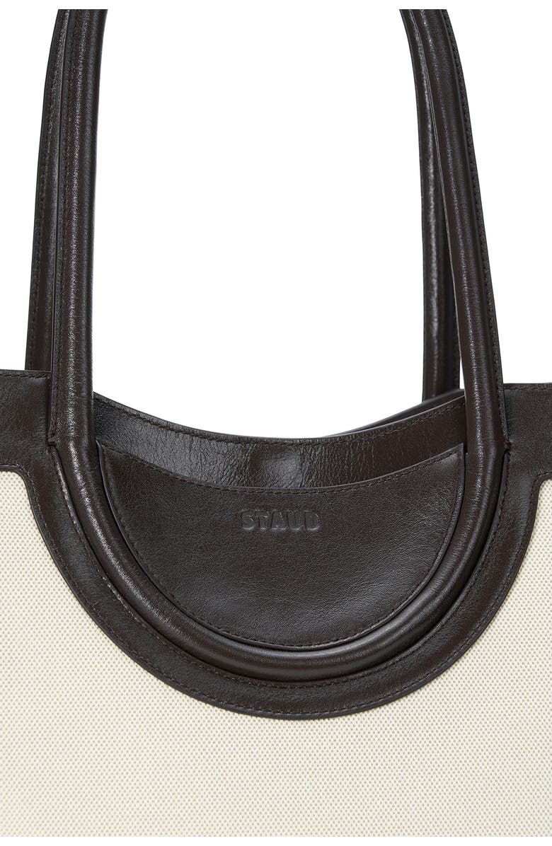STAUD Mini Maude Wicker Top Handle Bag, Alternate, color,
