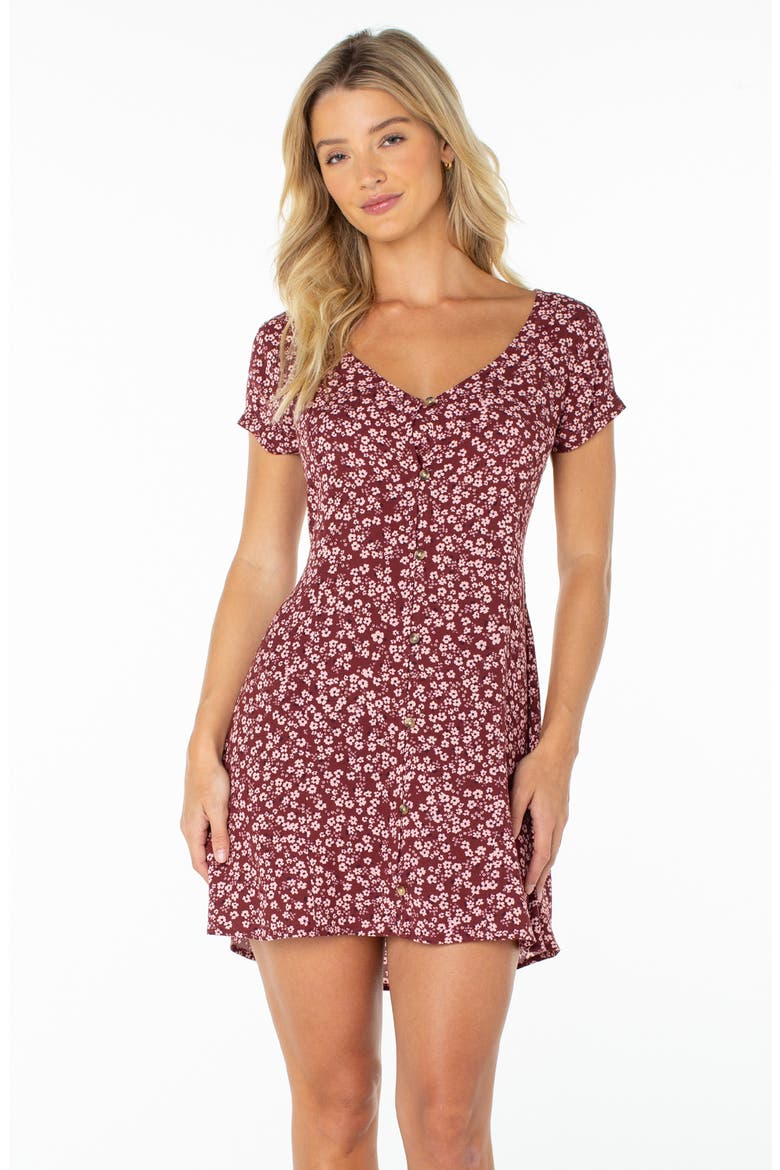 Cool Breeze Minidress, Alternate, color, PORT