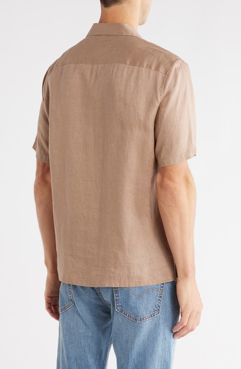 Theory Daze Linen Shirt, Alternate, color, Viola