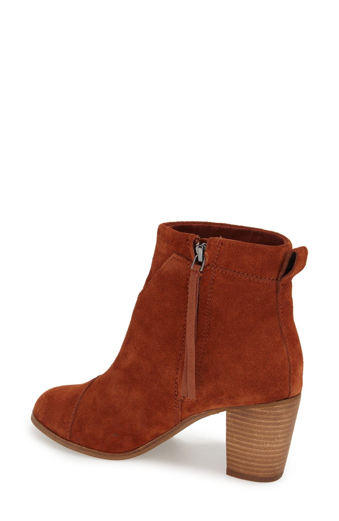 TOMS Lunata Suede Bootie, Alternate, color, 